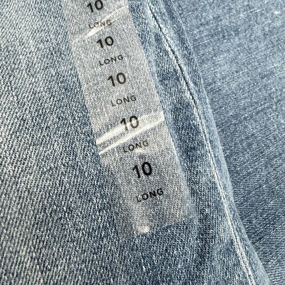 American Eagle Dreamy Drape Stretch Super High-Waisted Baggy Wide-Leg Jeans 12L - Picture 10 of 11